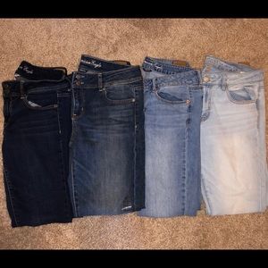 LOT OF American Eagle Skinny Jeans | SIZE 10